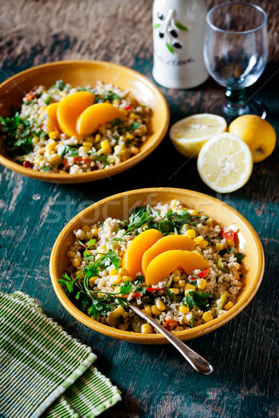 Refreshing Summer Bulgur Salad Stock photo © mpessaris