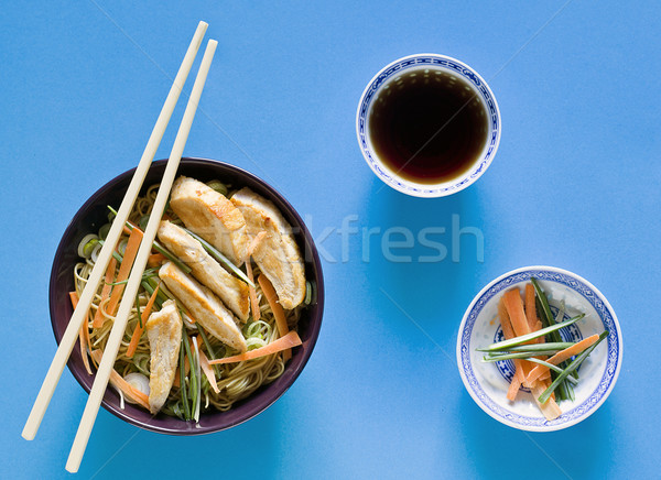 Sliced Chicken Chinese Meal Stock photo © mpessaris