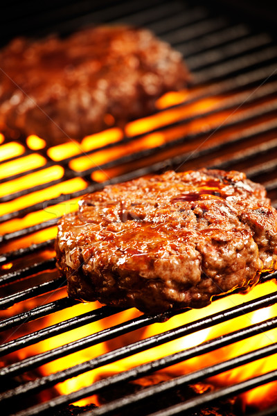Barbecue Burgers Stock photo © mpessaris
