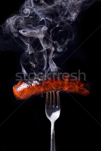 Zdjęcia stock: Hot · kiełbasa · grill · żywności