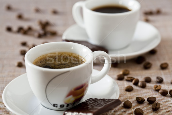 Cesti De Cafea Ciocolată Bomboane Doua Dulciuri