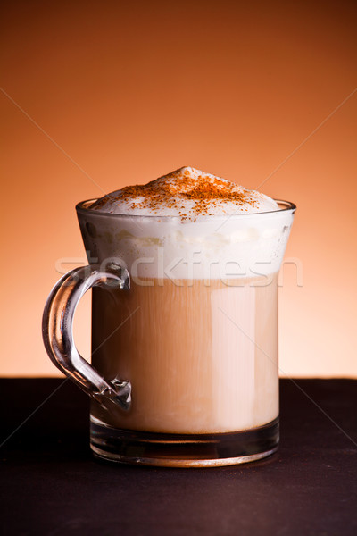 Cappuccino tasse chaud café alimentaire [[stock_photo]] © mpessaris