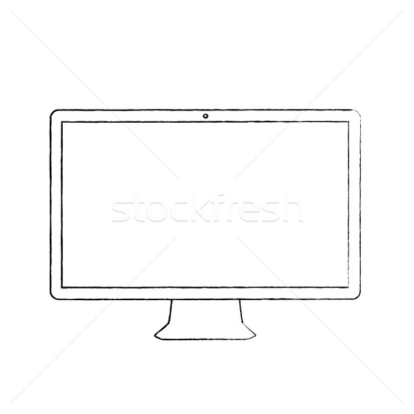 [[stock_photo]]: Ordinateur · écran · main · internet · fond · suivre