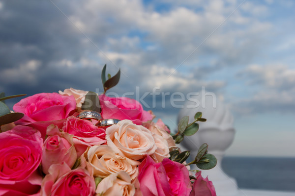 美麗 婚禮花束 花卉 婚禮 愛 新娘 商業照片 © mrakor