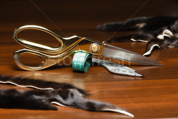 Professional tailor's tools for cutting and sewing Stock photo © mrakor