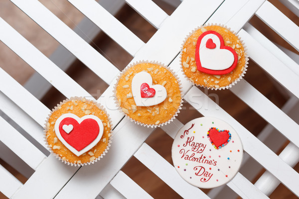 valentine's day muffins Stock photo © mrakor