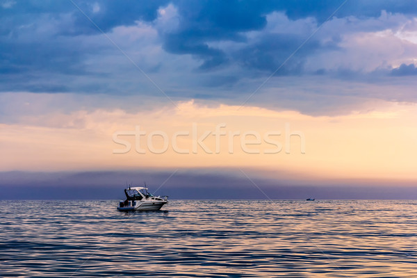 Morza krajobraz wody chmury wygaśnięcia piękna Zdjęcia stock © mrakor