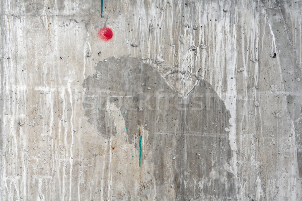 Wyblakły uszkodzony ściany czerwony kropka streszczenie Zdjęcia stock © mrakor