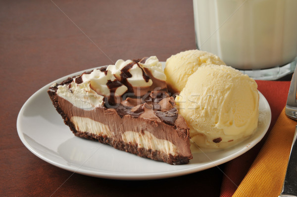 Chocolate Cream Pie Stock photo © MSPhotographic