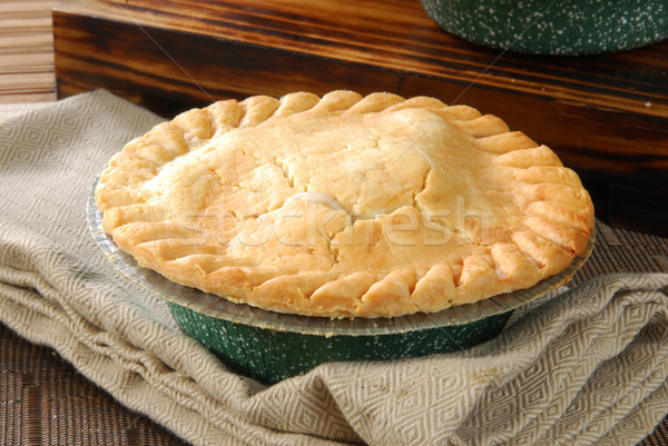 Fresh baked pot pie Stock photo © MSPhotographic