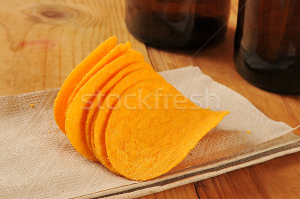 Potato crisps and beer Stock photo © MSPhotographic