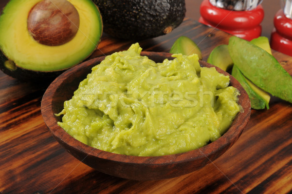 Fresh guacamole Stock photo © MSPhotographic