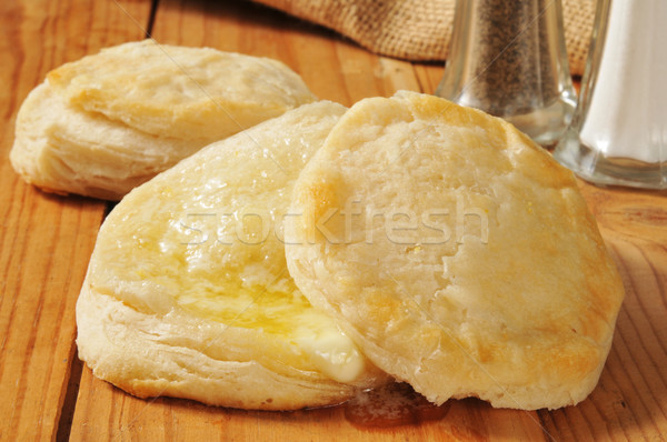 Hot buttered biscuits Stock photo © MSPhotographic