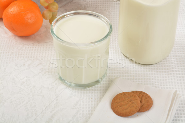 Milk and cookies Stock photo © MSPhotographic
