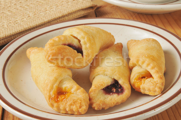 Fruit filled pastry Stock photo © MSPhotographic