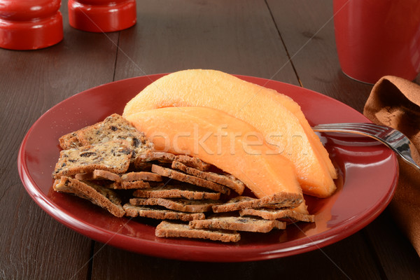 Cantaloupe with toast Stock photo © MSPhotographic
