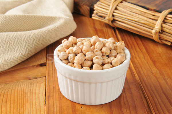 Dried garbanzo beans Stock photo © MSPhotographic