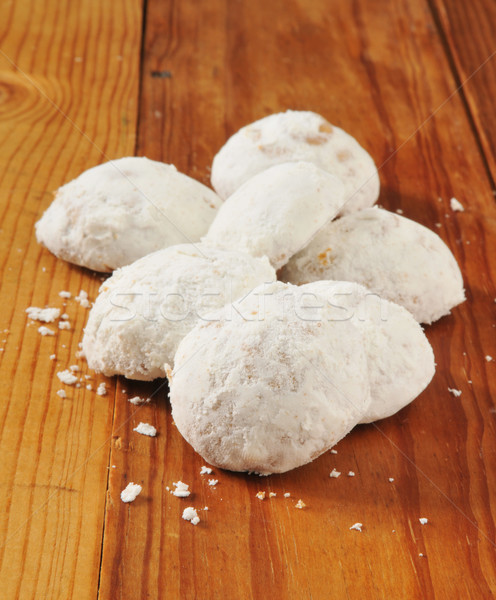 Mexican wedding dolci wedding cake cookies russo Foto d'archivio © MSPhotographic