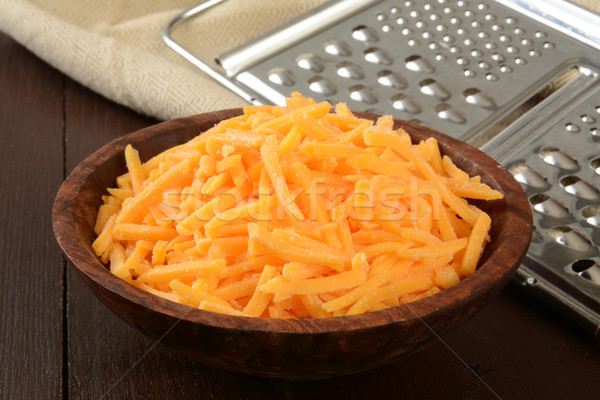 shredded cheddar cheese Stock photo © MSPhotographic