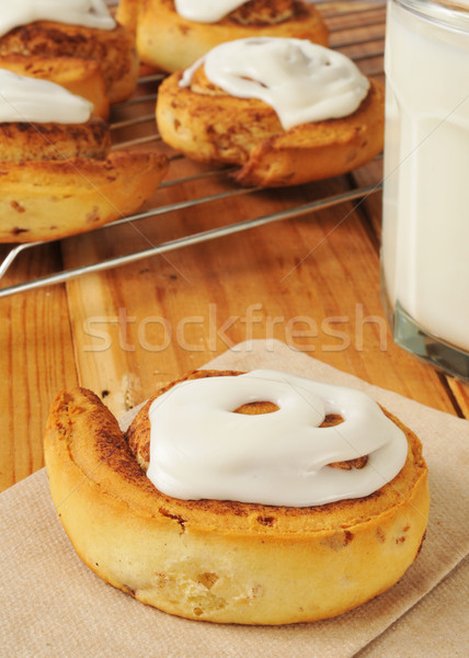 Cinnamon roll Stock photo © MSPhotographic