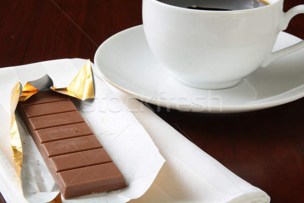 Milk chocolate and coffee Stock photo © MSPhotographic