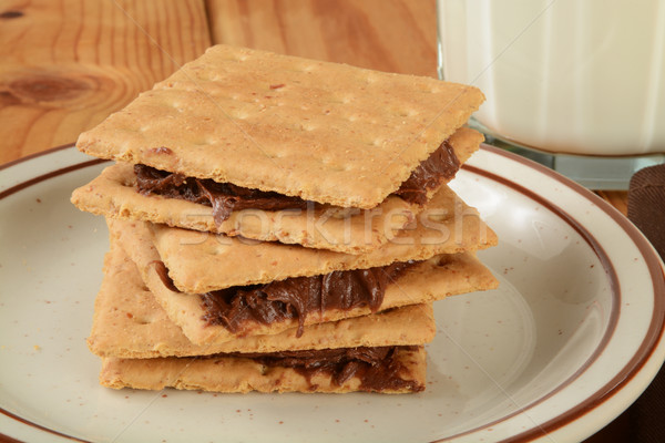 Graham crackers with frosting Stock photo © MSPhotographic