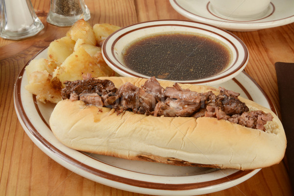 roast beef sandwich Stock photo © MSPhotographic