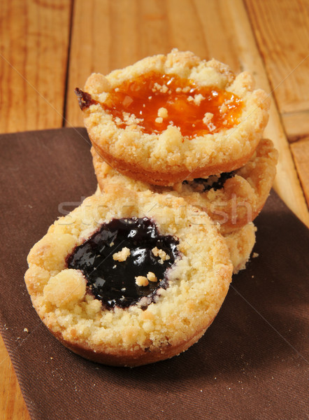 Shortbread cookies with jam Stock photo © MSPhotographic