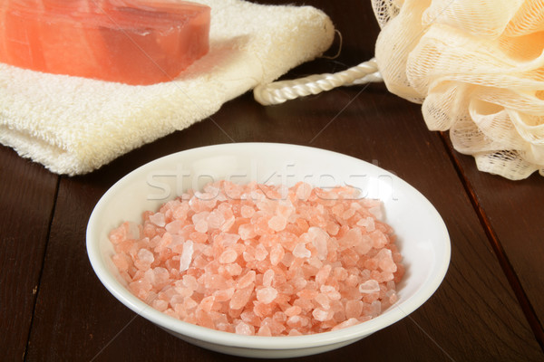 Himalayan bath salts Stock photo © MSPhotographic