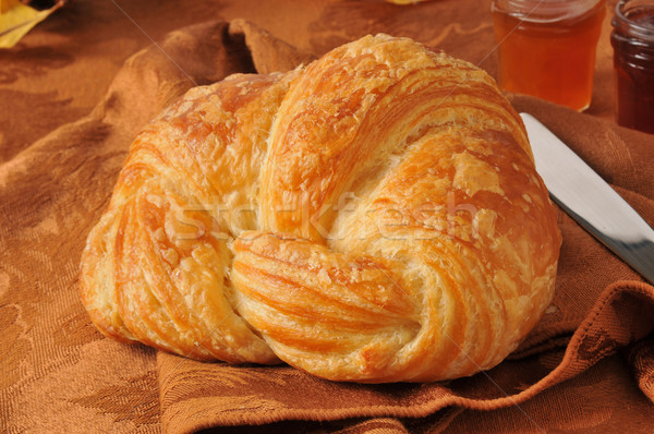 Buttery croissant Stock photo © MSPhotographic