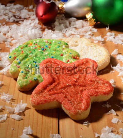 Christmas sugar cookies Stock photo © MSPhotographic