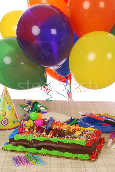 Birthday cake Stock photo © MSPhotographic