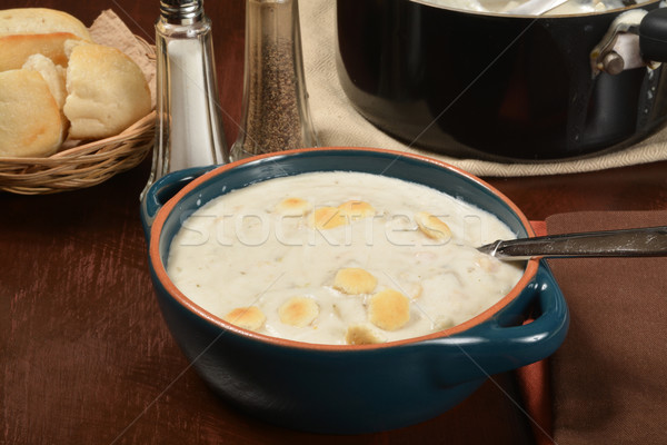 Stock photo: Clam chowder