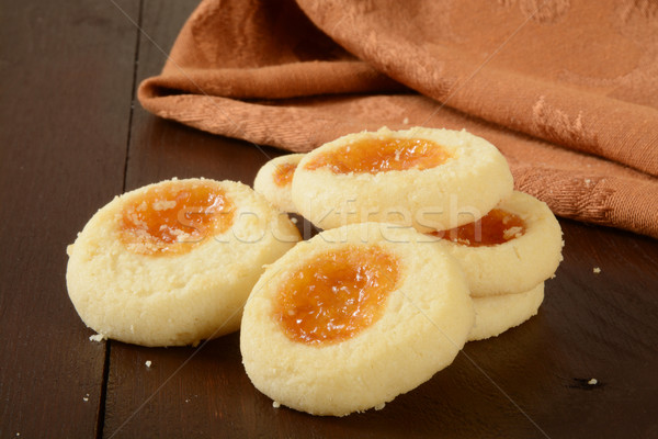Apricot shortbread cookies Stock photo © MSPhotographic