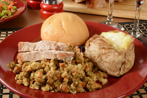 Turkey dinner Stock photo © MSPhotographic