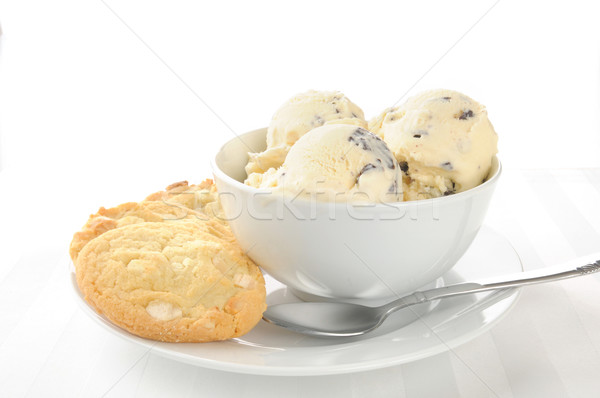 Ice cream and cookies Stock photo © MSPhotographic