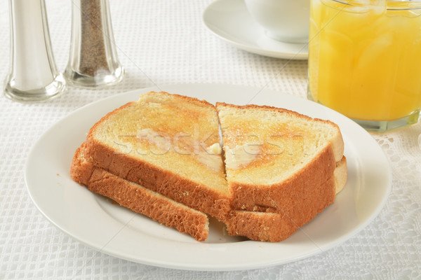 toast and orange juice Stock photo © MSPhotographic