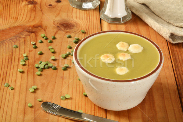 Split pea soup Stock photo © MSPhotographic