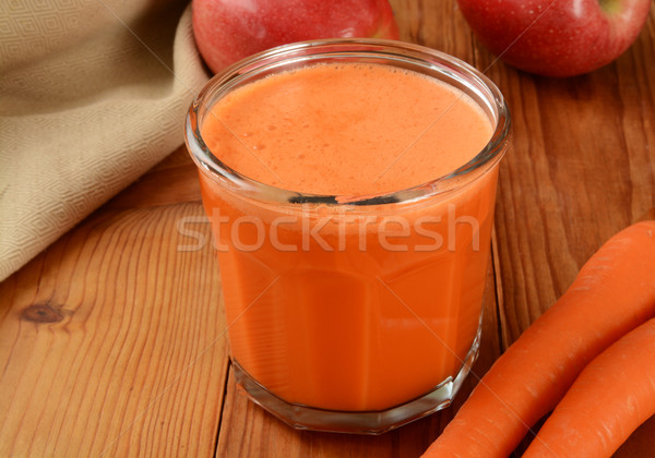 Apple carrot juice Stock photo © MSPhotographic