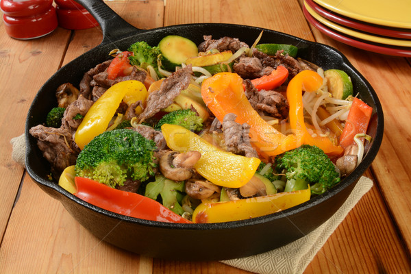 Stock photo: Stir fry