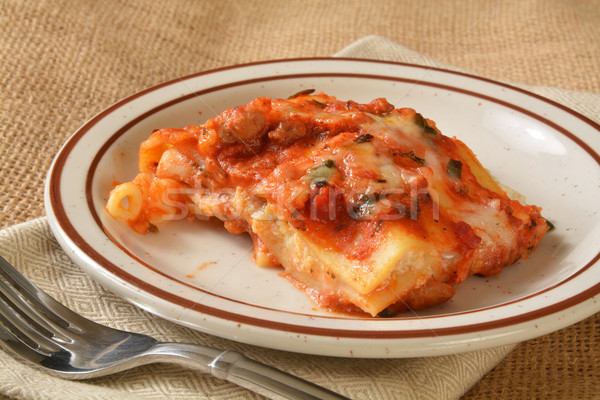 Three meat lasagna Stock photo © MSPhotographic