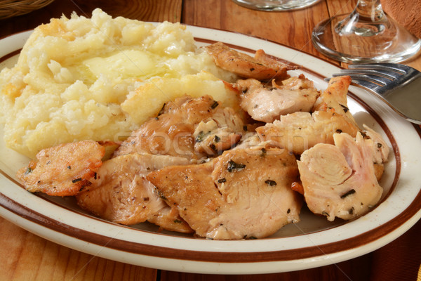 turkey and mashed potatoes Stock photo © MSPhotographic
