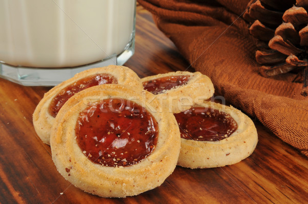 Stock photo: Fruit filled holiday cookies