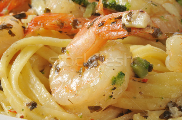 Shrimp Scampi and Linguine Stock photo © MSPhotographic