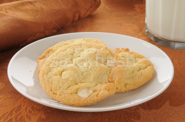 Macadamia nut cookies Stock photo © MSPhotographic