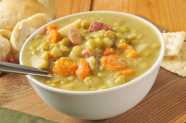 Split pea soup Stock photo © MSPhotographic