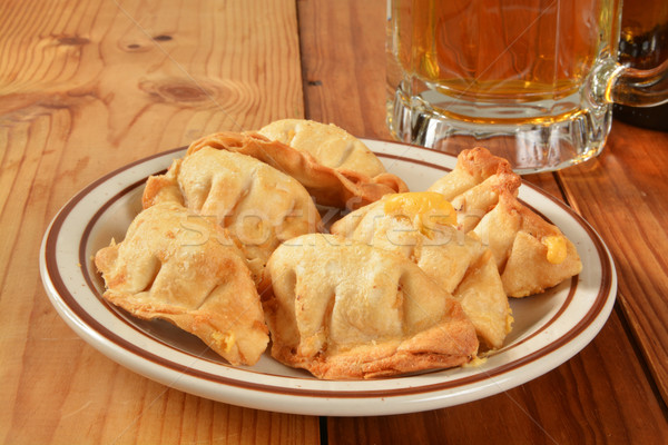 Wontons and beer Stock photo © MSPhotographic