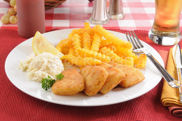 Fish sticks and french fries Stock photo © MSPhotographic