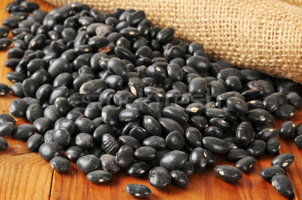 Black turtle beans Stock photo © MSPhotographic