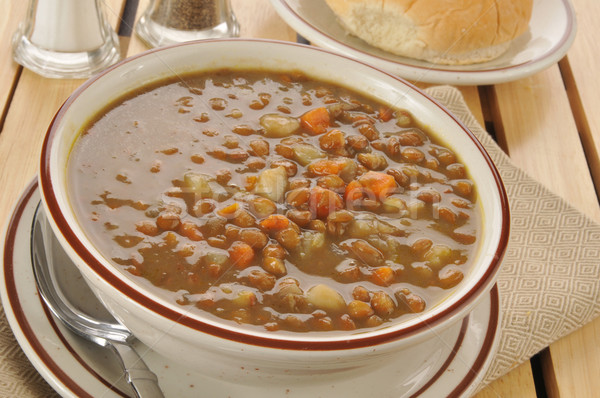 Lentil soup Stock photo © MSPhotographic